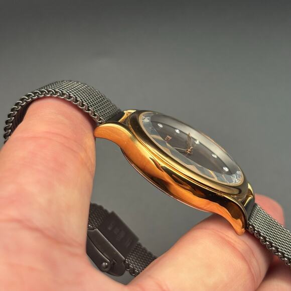 Fossil Laney BQ3393 Womens 34mm Mother of Pearl Smoke Mesh Watch NIB - Picture 10 of 16